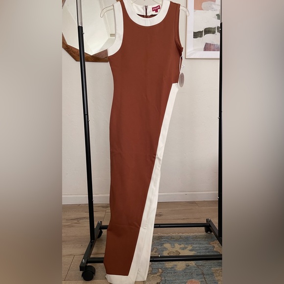 STAUD Pointer Top in tan brown- size small - Picture 8 of 17